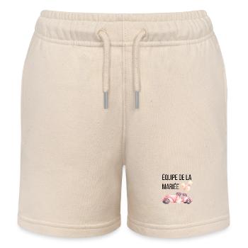 Brautteam - Autohochzeit - Kinder Organic Joggingshorts Mini Bolter von Stanley/Stella - Natur - Vorne