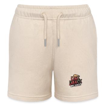 Line Dance Was sonst? Ich bin Line Dancer - Kinder Organic Joggingshorts Mini Bolter von Stanley/Stella - Natur - Vorne