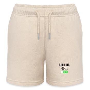 Chilling Mode On - abchillen - entspannen - Kinder Organic Joggingshorts Mini Bolter von Stanley/Stella - Natur - Vorne