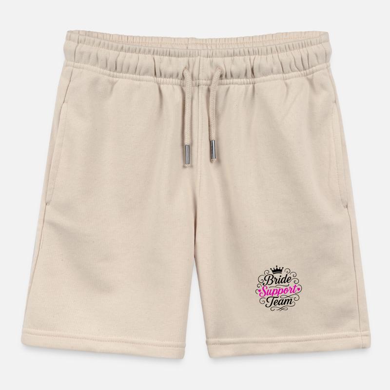Braut Support Team Kinder Organic Joggingshorts Mini Bolter von Stanley/Stella