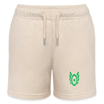Motif N°5 - Short de jogging enfant bio Stanley/Stella - écru doux - Devant