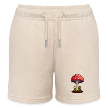 mushroom - Kinder Organic Joggingshorts Mini Bolter von Stanley/Stella - Natur - Vorne