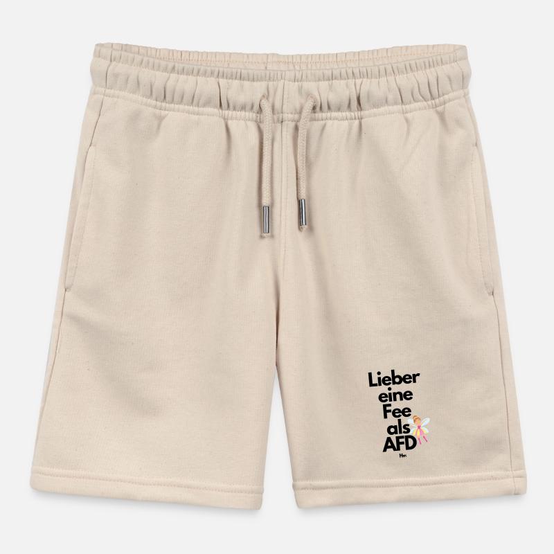 Lieber eine Fee als AFD Kinder Organic Joggingshorts Mini Bolter von Stanley/Stella