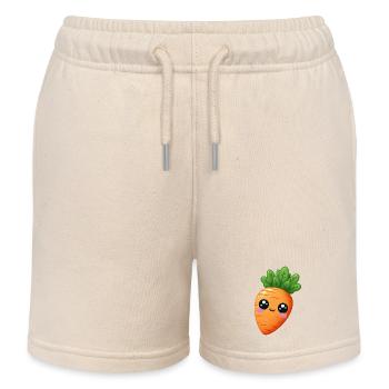 Kawaii Karotte - Kinder Organic Joggingshorts Mini Bolter von Stanley/Stella - Natur - Vorne