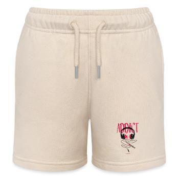 Für einen DJ - Musiksucht - Kinder Organic Joggingshorts Mini Bolter von Stanley/Stella - Natur - Vorne
