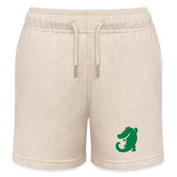 krokodil - Kinder Organic Joggingshorts Mini Bolter von Stanley/Stella - Natur - Vorne