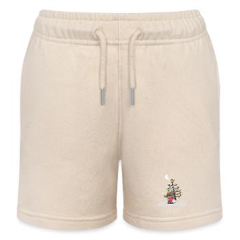 Weihnachtsbaum - Kinder Organic Joggingshorts Mini Bolter von Stanley/Stella - Natur - Vorne