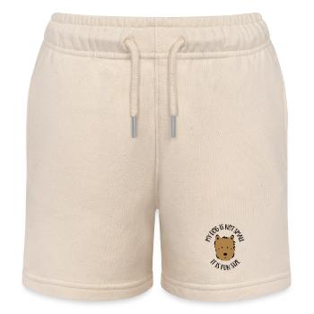 Kleiner Hund - Kinder Organic Joggingshorts Mini Bolter von Stanley/Stella - Natur - Vorne