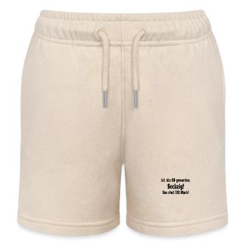 Funny T-shirt for 60th birthday / Sixty / 60 - Kids Organic Sweat Shorts by Stanley/Stella - soft Ecru - Front