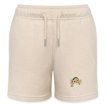 Taco Essen Mexico - Kinder Organic Joggingshorts Mini Bolter von Stanley/Stella - Natur - Vorne
