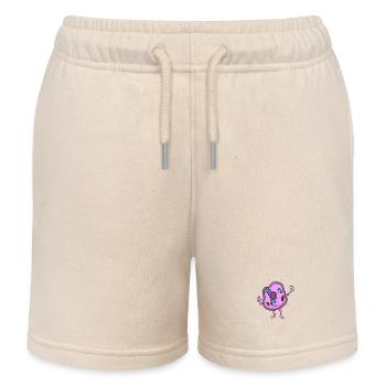 Cell Biology Blogger - Kids Organic Sweat Shorts by Stanley/Stella - soft Ecru - Front