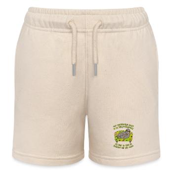Paresse hibernant la fatigue printanière disant - Short de jogging enfant bio Stanley/Stella - écru doux - Devant
