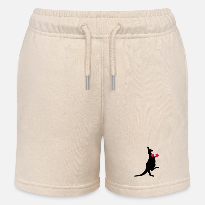 Känguru - Kinder Organic Joggingshorts Mini Bolter von Stanley/Stella - Natur