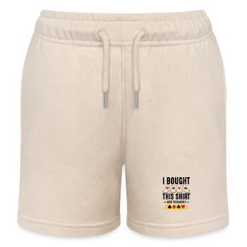 Vier Suits Kartenreihe Muster - Kinder Organic Joggingshorts Mini Bolter von Stanley/Stella - Natur - Vorne