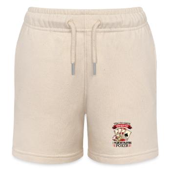 Ruhestandsplan Karten und Chips - Kinder Organic Joggingshorts Mini Bolter von Stanley/Stella - Natur - Vorne