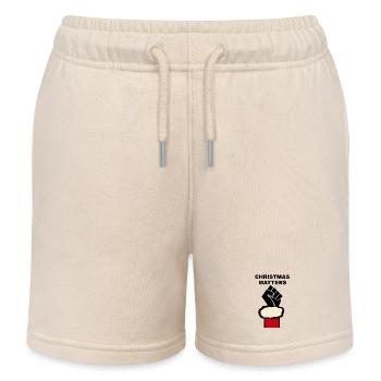 Christmas Matters - Funny Xmas - Kids Organic Sweat Shorts by Stanley/Stella - soft Ecru - Front