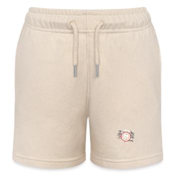 Führerschein bestanden Aus dem Weg - Kinder Organic Joggingshorts Mini Bolter von Stanley/Stella - Natur - Vorne