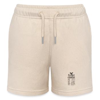 Plombiers - Short de jogging enfant bio Stanley/Stella - écru doux - Devant