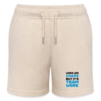 Teamwork - Kinder Organic Joggingshorts Mini Bolter von Stanley/Stella - Natur - Vorne