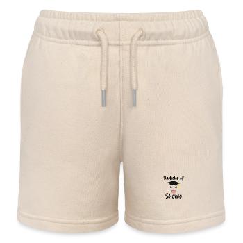 Bachelor of Science Absolvent Abschluss Geschenk S - Kinder Organic Joggingshorts Mini Bolter von Stanley/Stella - Natur - Vorne