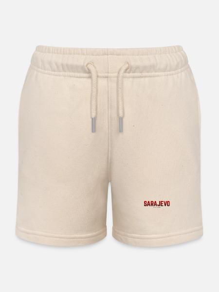 Bosnie Sarajevo - Short de jogging enfant bio Stanley/Stella - écru doux