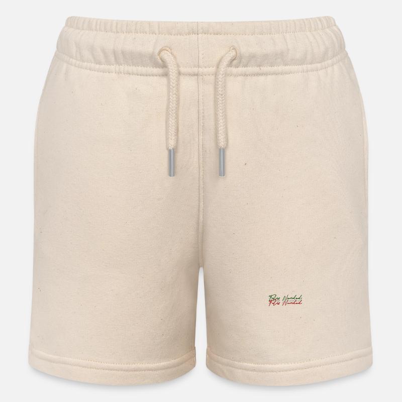 Feliz Navidad - Short de jogging enfant bio Stanley/Stella - écru doux