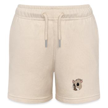 wild boar - Kids Organic Sweat Shorts by Stanley/Stella - soft Ecru - Front