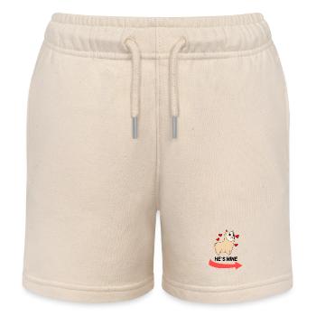 He is Mine - Partnerlook 1 - Short de jogging enfant bio Stanley/Stella - écru doux - Devant