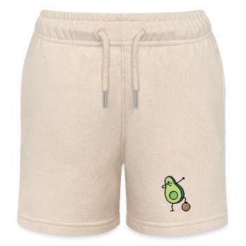 Dab Dabbing Avocado Fußball Fußballspieler Keto - Kinder Organic Joggingshorts Mini Bolter von Stanley/Stella - Natur - Vorne