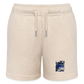 Ikarus 55 Bus - Kinder Organic Joggingshorts Mini Bolter von Stanley/Stella - Natur - Vorne