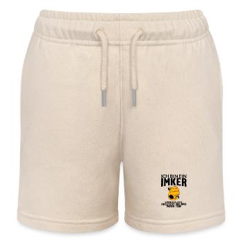 Bienen Imker Biene - Kinder Organic Joggingshorts Mini Bolter von Stanley/Stella - Natur - Vorne