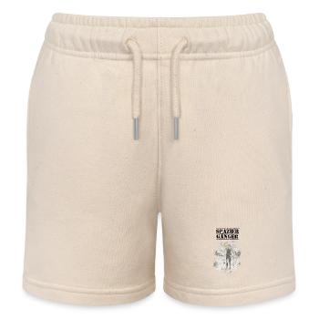 Spaziergänger - Kinder Organic Joggingshorts Mini Bolter von Stanley/Stella - Natur - Vorne