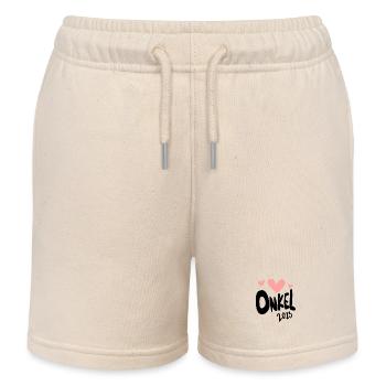 Onkel 2023 - Onkel werden - Kinder Organic Joggingshorts Mini Bolter von Stanley/Stella - Natur - Vorne