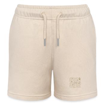 18. Geburtstag Mathe Mathestudent Mathefan - Kinder Organic Joggingshorts Mini Bolter von Stanley/Stella - Natur - Vorne