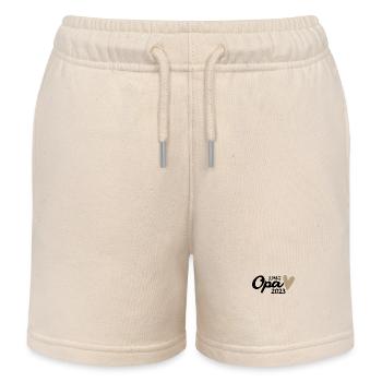 Opa 2023 - Opa werden - Bald Opa - Kinder Organic Joggingshorts Mini Bolter von Stanley/Stella - Natur - Vorne