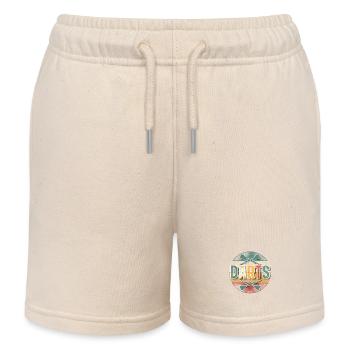 Darts Darten Dart - Kids Organic Sweat Shorts by Stanley/Stella - soft Ecru - Front