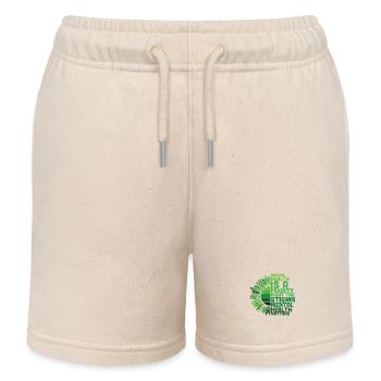 Mental Health Awareness Sonnenblume - Kinder Organic Joggingshorts Mini Bolter von Stanley/Stella - Natur - Vorne