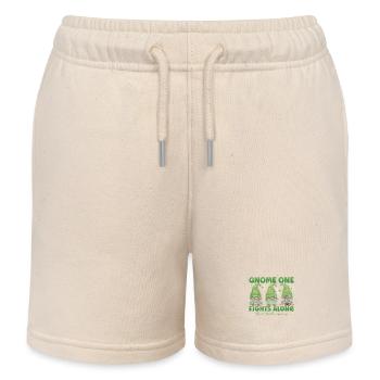 Gnome One Fights Alone Mental Health - Kinder Organic Joggingshorts Mini Bolter von Stanley/Stella - Natur - Vorne