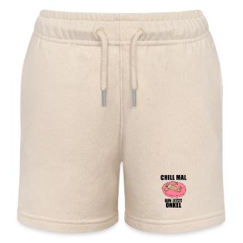 Neffe Onkel Spruch Geschenk - Kinder Organic Joggingshorts Mini Bolter von Stanley/Stella - Natur - Vorne