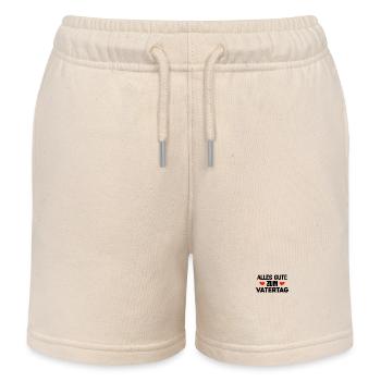 Vatertag Geschenk - Kinder Organic Joggingshorts Mini Bolter von Stanley/Stella - Natur - Vorne