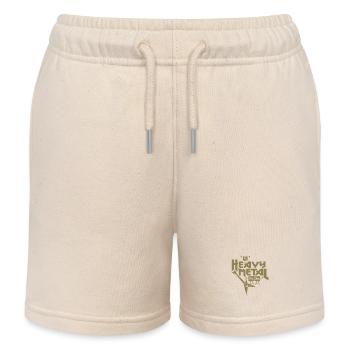 Heavy Metal Drôle - Short de jogging enfant bio Stanley/Stella - écru doux - Devant