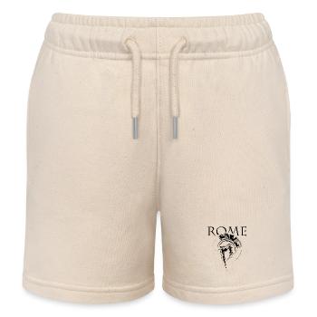 rome Gladiator Symbol Rom Römer Icon Logo Grafik - Kinder Organic Joggingshorts Mini Bolter von Stanley/Stella - Natur - Vorne