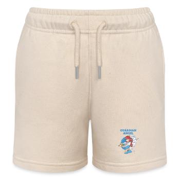 Ange gardien - Short de jogging enfant bio Stanley/Stella - écru doux - Devant
