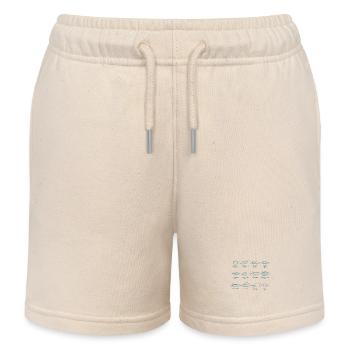 Bateaux Nœuds à voile Nœuds Cadeaux - Short de jogging enfant bio Stanley/Stella - écru doux - Devant