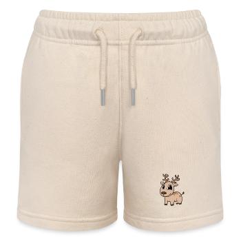 Chevreuil - Short de jogging enfant bio Stanley/Stella - écru doux - Devant
