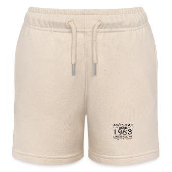 1983 - Jahrgang 1983 - Kinder Organic Joggingshorts Mini Bolter von Stanley/Stella - Natur - Vorne
