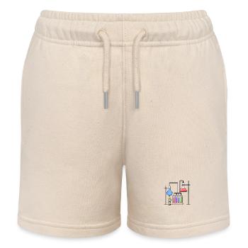 Chemie Labor Wissenschaft Chemiker - Kinder Organic Joggingshorts Mini Bolter von Stanley/Stella - Natur - Vorne