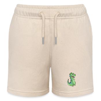 Dino Zahnlücke Kleinkind Milchzahn - Kinder Organic Joggingshorts Mini Bolter von Stanley/Stella - Natur - Vorne