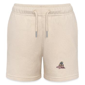 Niedliche Faultiere - Kinder Organic Joggingshorts Mini Bolter von Stanley/Stella - Natur - Vorne