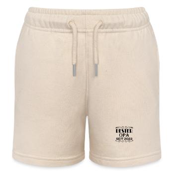 Bester Opa seit 2022 - Kinder Organic Joggingshorts Mini Bolter von Stanley/Stella - Natur - Vorne